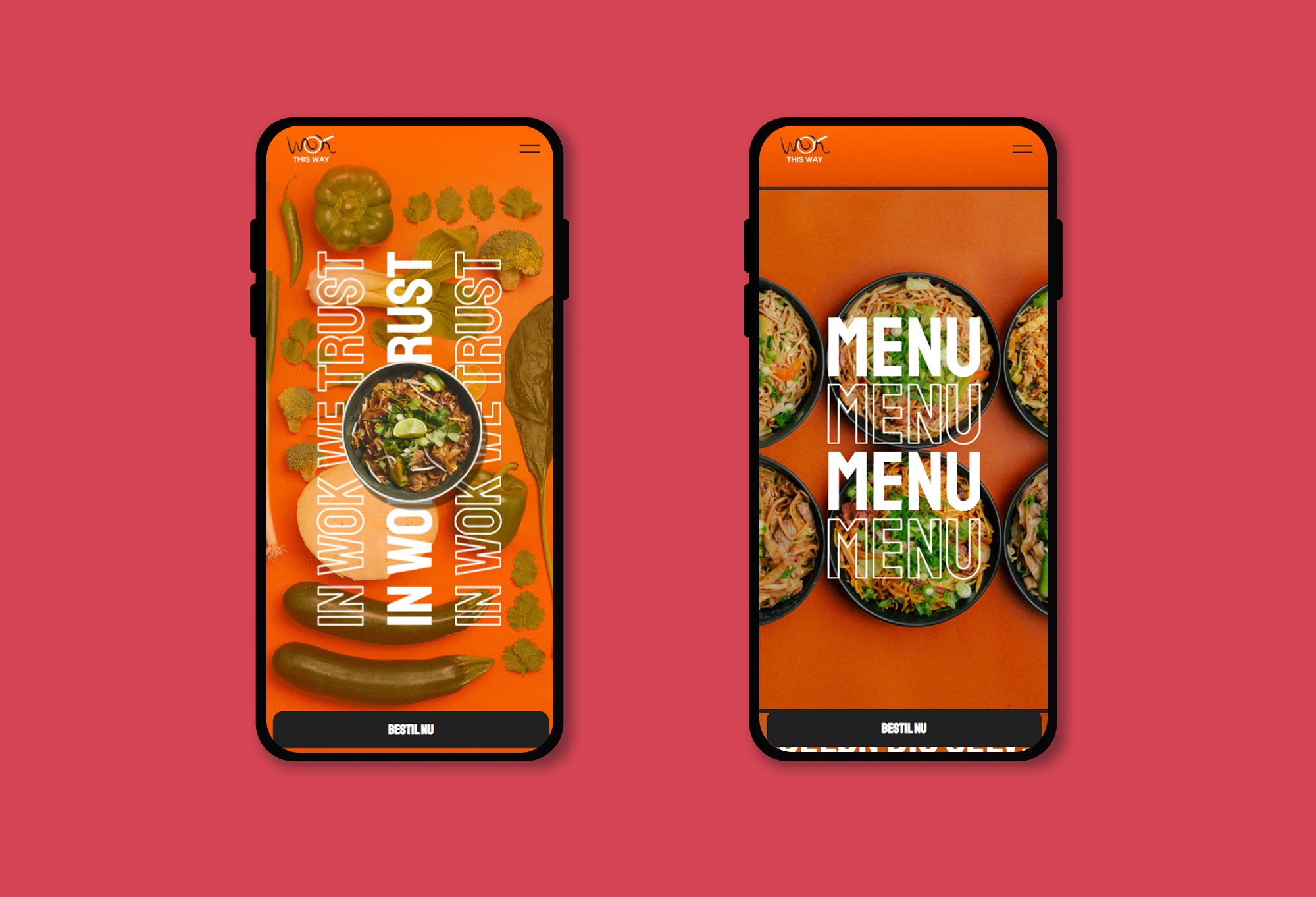 New homepage design